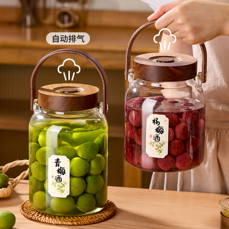 Special Wine Bottles for Brewing, Glass Bottles for Green Plum and Bayberry Fruit Wine, Brewing Storage Jars, Food-Grade Sealed Containers, Wine Brewing Containers Special Wine Bottles for Brewing, Glass Bottles for Green Plum and Bayberry Fruit Wine, Brewing Storage Jars, Food-Grade Sealed Containers, Wine Brewing Containers