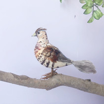 Animal model simulation tit Lark sparrow photography props garden decoration ornaments specimen with base