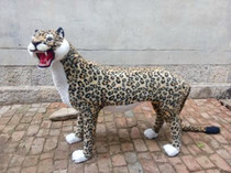Animal model simulation leopard film and television props tiger lion horse town house decoration fur leopard