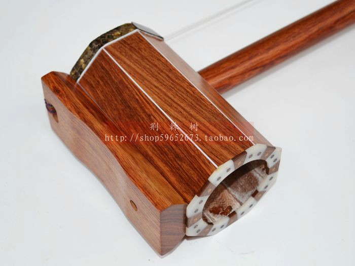 Nhà máy trực tiếp nhạc cụ Mông Cổ Sihu gỗ hồng đỏ Gỗ hồng đen treble bốn Hu Gửi hộp chuỗi rosin cung cấp đặc biệt - Nhạc cụ dân tộc mua sáo