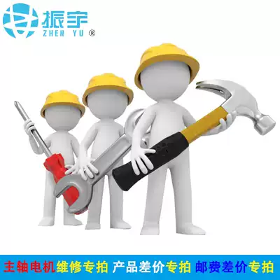 Zhenyu brand engraving machine spindle motor maintenance fee special shot