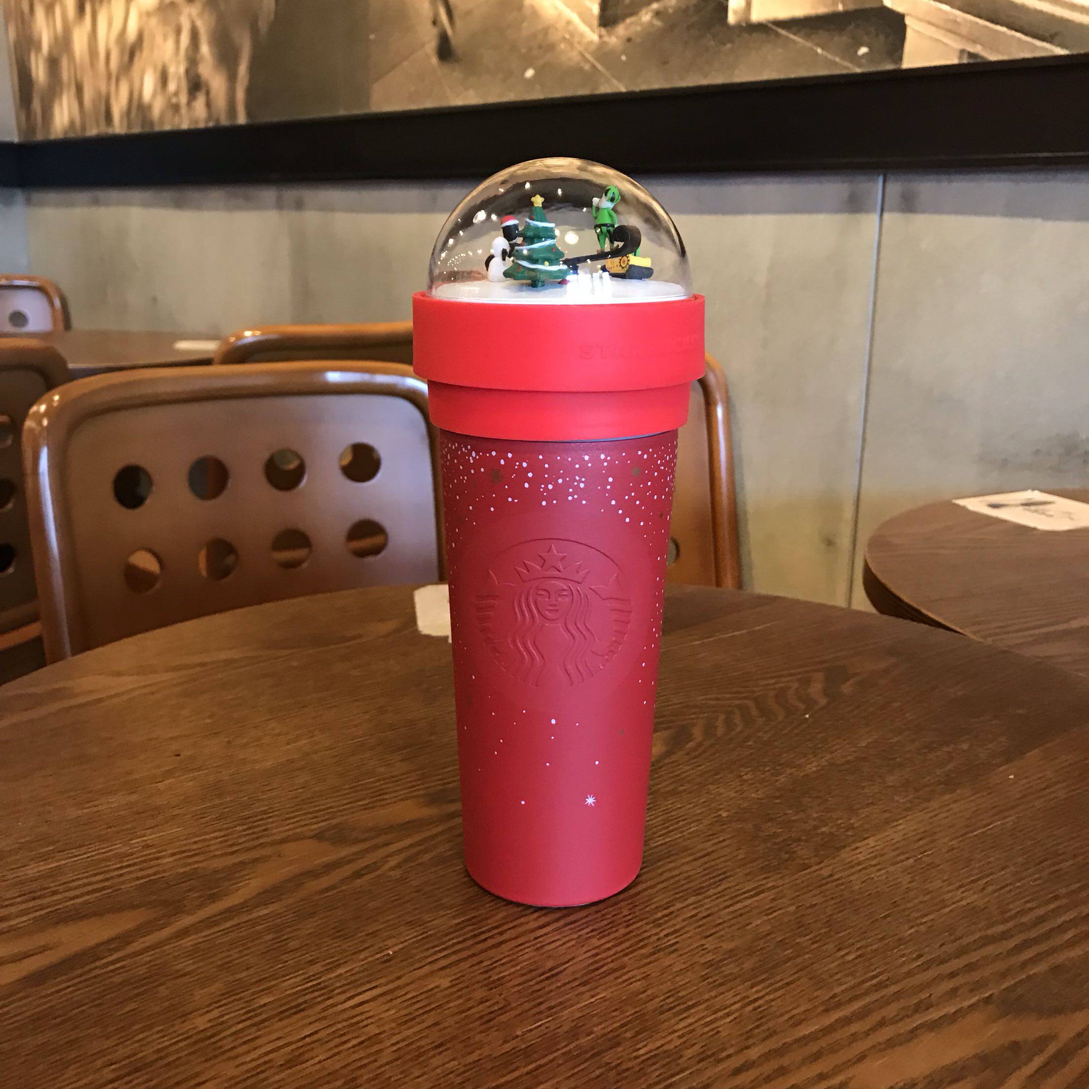 Starbucks 2018 Christmas walnuts red Christmas play stilts Stainless Steel Insulated Cups