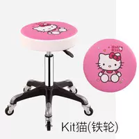 Прозрачная кошка кошка ярко -краевое железное колесо