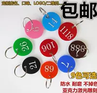 Металлическое кольцо+карта 1-30 (одностороннее) ^*