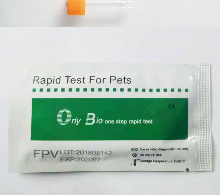 Mèo nhập khẩu lick test dải fpv mèo pass xương mèo tiêu chảy ra máu nôn vật nuôi thử nghiệm giấy virus - Cat / Dog Medical Supplies máy siêu âm cho chó mèo