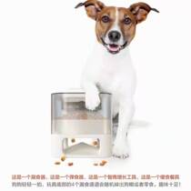 2021 new creative dog basin bowl feeding artifact press beat educational toy dog
