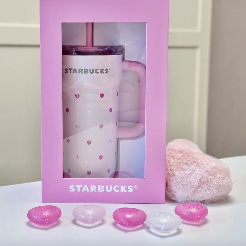 Starbucks Cup 2026 Valentine's Day Starry Confession Ice Cup Straw Cup Gift Box Set for Girls Car Cup Starbucks Cup 2026 Valentine's Day Starry Confession Ice Cup Straw Cup Gift Box Set for Girls Car Cup