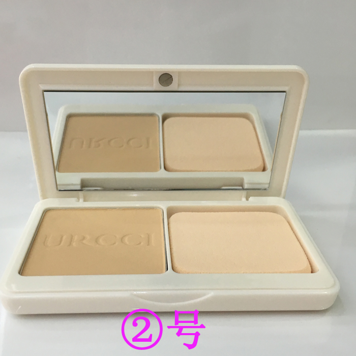 Bánh phấn kép thanh lịch và mượt mà Lasting Makeup concealer kem dưỡng ẩm kiểm soát dầu ướt và khô - Bột nén phấn karadium