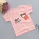 Trẻ em 1 mùa hè 2 tay áo ngắn 3T áo 4 bé 5 bông 6 áo 7 tuổi bé gái hoạt hình nửa tay áo chạm đáy áo thủy triều