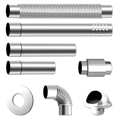 Diameter 6 7cm, energy rate Lin, etc. Water heater exhaust pipe elbow windproof cap stainless steel smoke exhaust pipe