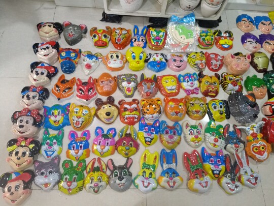 Children's festival Animals 12 zodiac Animals Bull Tiger Rabbit rabbit Snake Horse Sheep Monkey Chicken Puppy Pig Adult Genera Mask