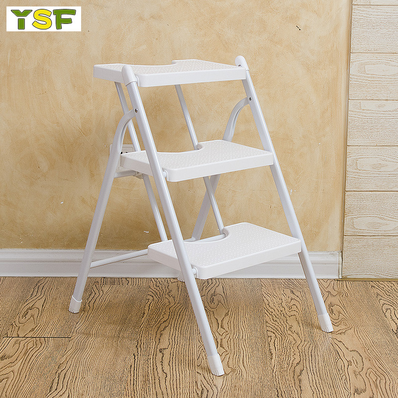 YSF folding ladder Household multi-function folding herringbone ladder two-step three-step folding household ladder climbing ladder