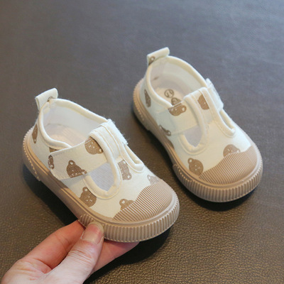 Kindergarten Indoor Shoes for Boys, Lightweight Canvas Shoes, Toddler Walking Shoes, Special for Boys Entering School, 2026 New Model — 1