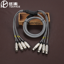 U-Pop four-core signal line Microphone audio line 4 sets of signal cable customizable length card line