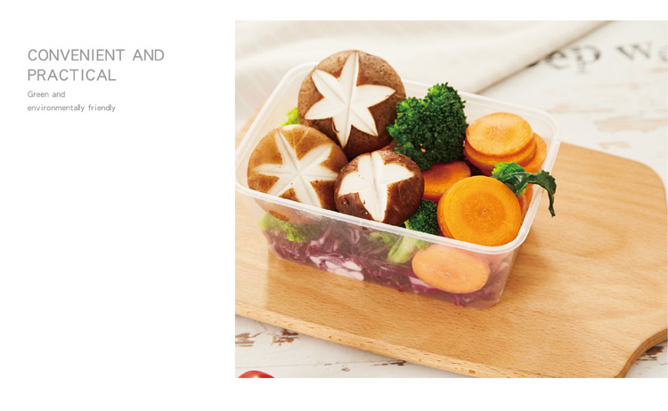 Hình chữ nhật 1500ml1750 2000 2500 hộp đồ ăn nhẹ dùng một lần hộp nhựa takeaway gói hộp ăn trưa hộp trái cây - Hộp cơm điện sưởi ấm hộp cơm hâm nóng magic