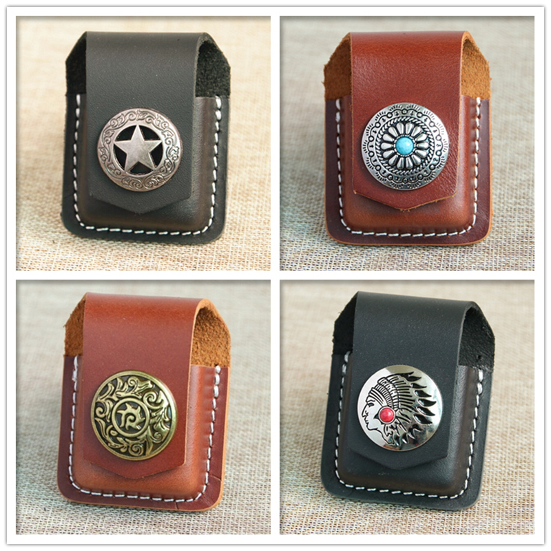 Kerosene lighter holster Pure cowhide leather lighter case zippo Sulo lighter universal holster