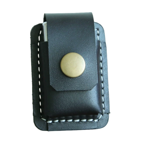 Узкая версия кожаного корпуса Zippo Case Slim Machine Lighter Ceather Case подходит для узкой машины также может настроить другие размеры