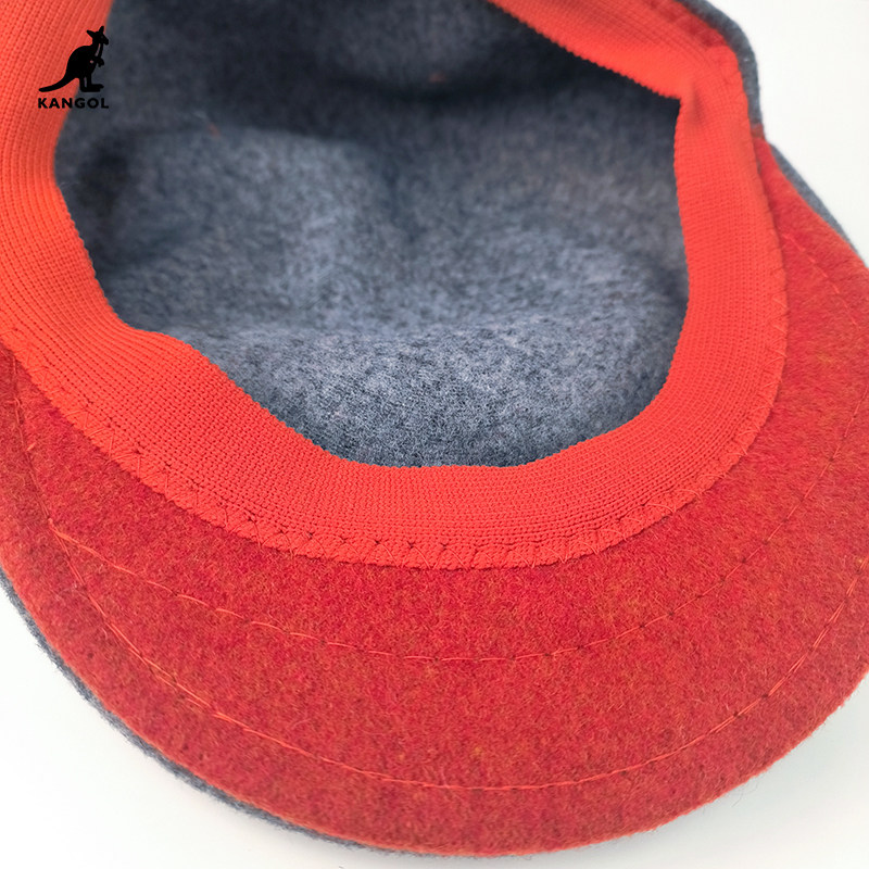 Kangol Wool 504-S Cap кенгуру шерсть смешанные цвета положительный и отрицательный берет Художник шляпа мужской и женщины фуражка 
