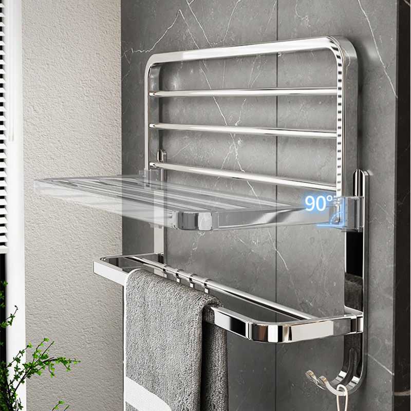 304 stainless steel rust make-up room Shelve Stainless Steel Rust Shelf containing bath towels Bath Lotion Rack room