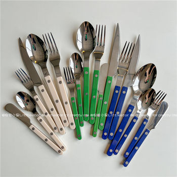 Retro ins style blades and forks and spoons french premium western tableware