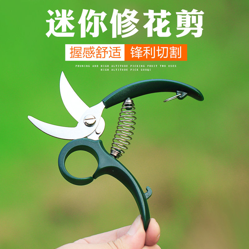 Gardening mini pruning scissors flower succulent plant branches and leaves pruning garden pruning shears small flower scissors