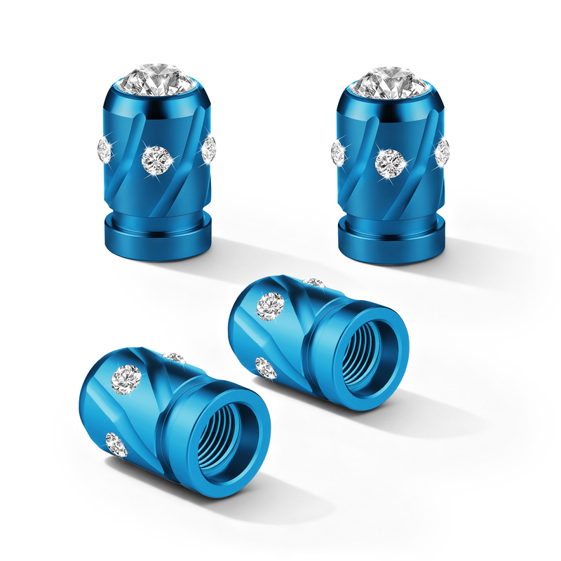 Car Valve Cap Aluminum Alloy Diamond-Encrusted Valve Core Cover Valve Cap Car Valve Cap Car Valve Cap Aluminum Alloy Diamond-Encrusted Valve Core Cover Valve Cap Car Valve Cap