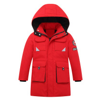 6 Boy 7 Children 8 mid-length 9 down jacket 10 Blue red thickened 11 jacket 12 Large boy 13 years old cotton padded jacket Winter