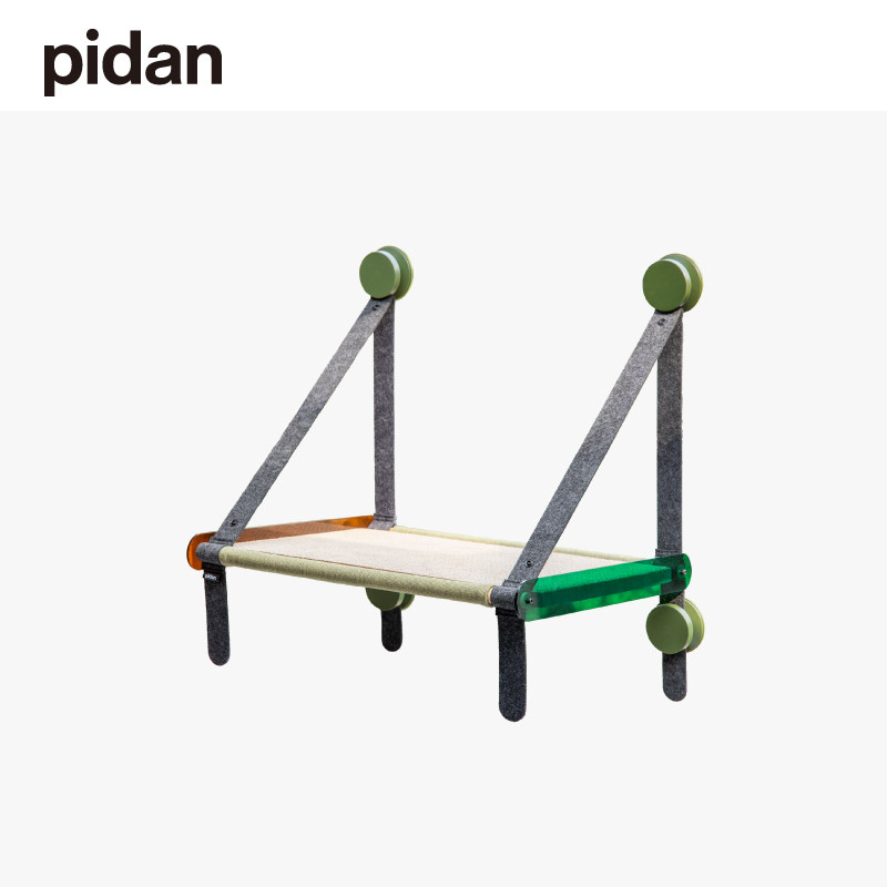 Pidan enjoy the sunbathing beech wood solid wood cat hammock wall hanging nest suction cup window sill viewing the sun