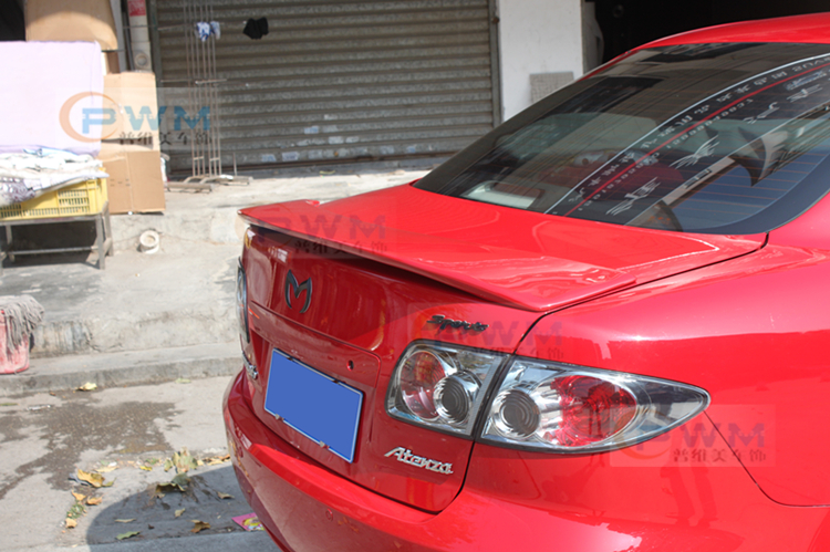 03-15 Mazda 6 cánh đuôi Ma Liuding cánh gió Ngựa 6 đuôi coupe sơn mài đuôi ABS - Sopida trên đuôi lướt gió ertiga 2020