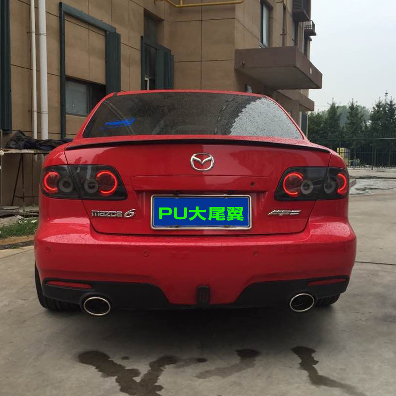Mazda 6 đuôi cánh ngựa 6 áp lực nhỏ cánh đuôi cánh nhỏ đuôi MPS phần đuôi đuôi Mazda 6 lõi cánh sửa đổi cánh đuôi ô tô