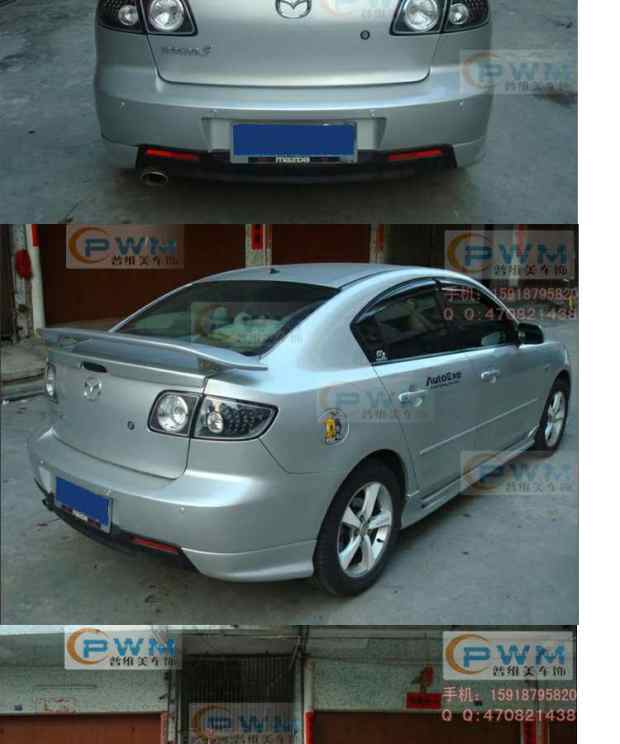 Mazda 3 giả RX8 cánh đuôi Xingyi RX8 đuôi cánh cao đuôi đuôi Xingyi cánh đuôi Ma 3 sửa đổi đuôi cánh gió xe ô tô