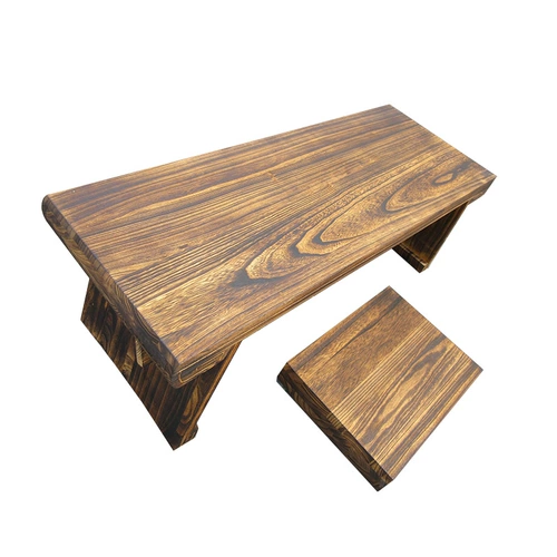 Столовый табурет Guqin Столковая древесная резонансная коробка столовая столовая колена -Деска китайская таблица каллиграфия таблица Татами Таблица Низкая таблица может быть удалена и антикварная