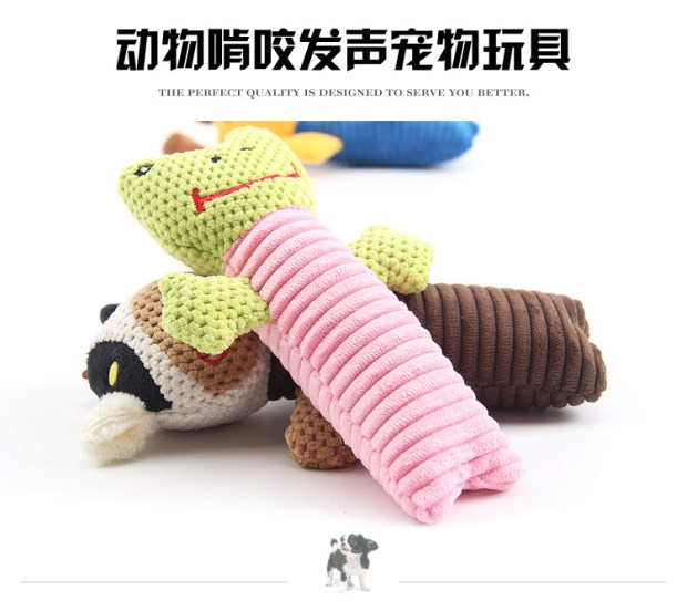 Ngô nhung con rối thú cưng âm thanh đồ chơi thú cưng đồ chơi sang trọng thú cưng mèo chó molars Teddy VIP đồ chơi đồ chơi cho cún