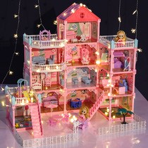 Children Doll Toys Girl Puzzle House Princess Castle Villa Set 5 Simulation house 6 Gifts for girls