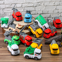 Childrens toy car set Fire engineering car Inertial pull-back car Boy all kinds of cars Puzzle development brain use