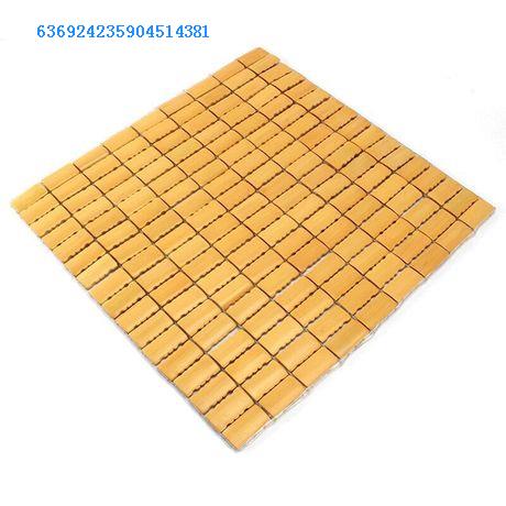 Gross Bamboo Sheet Car Cushion Summer Monolithic Office Chair Cushion Cool Cushions Summer Wood Beads Breathable Single Fart Cushion 