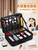 Makeup artist special cosmetic storage box to go out to the door to facilitate carrying online red hominin