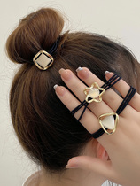 ZHead rope Girl new 2021 adult oak fascia hair leather ring minimalist powerful small leather gluten with high elasticity without tangles