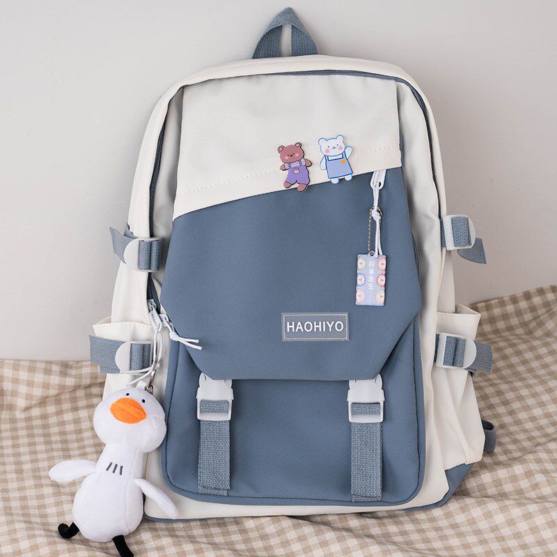 Cute Soft-girl Day Ensemble School Bag Girl 2021 New Korean version First high school students with large capacity Yan value high-ins overfire