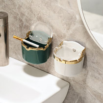 Toilet toilet wall-mounted ashtray mesh red high end Ashtray Light Extravagant Creative Nordic Wind Superior Feel Covered