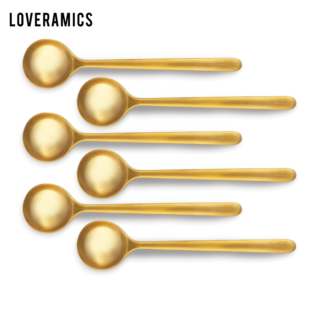 Loveramics love Mrs Straight size 13 cm long mixing spoon, spoon, coffee spoon teaspoon 6 pack