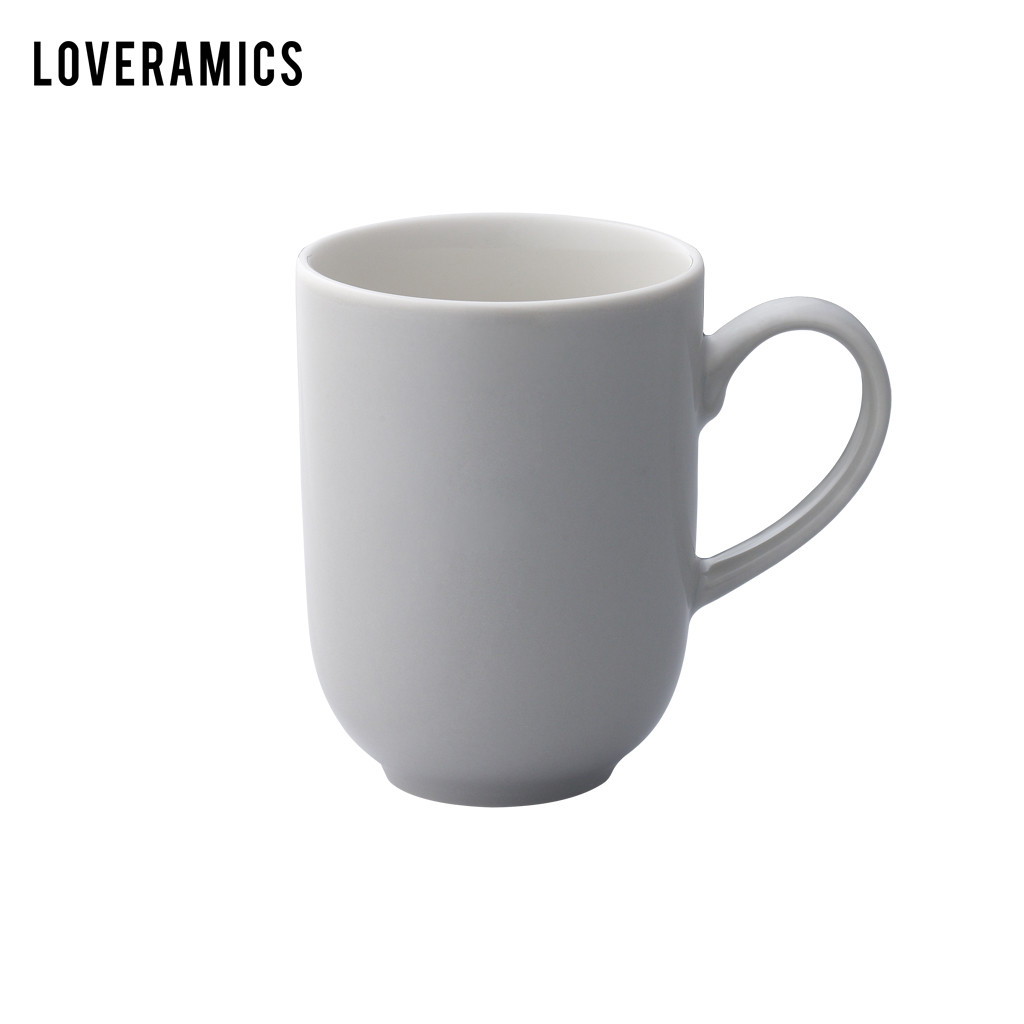 Loveramics love Mrs Er - go! (gray) 375 ml glass cup of milk a cup of tea cups