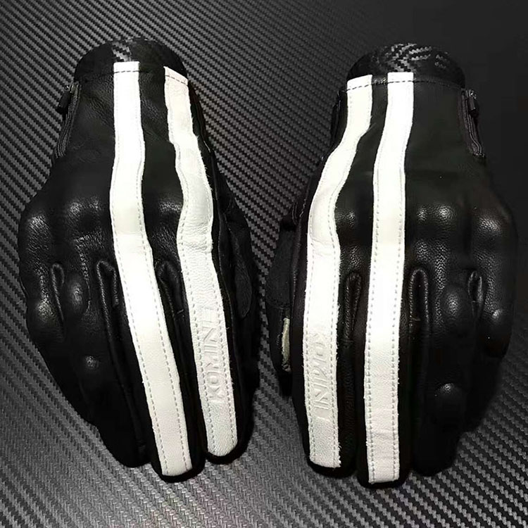 Găng tay da xe máy Vintage găng tay da Xe máy Harley xe máy tay lái găng tay bảo vệ cho nam và nữ - Xe máy Rider thiết bị bảo vệ đầu gối