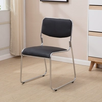 Черная кожаная поверхность без подлокотников (минимум 2 штуки, заказ на доставку не оформляется)