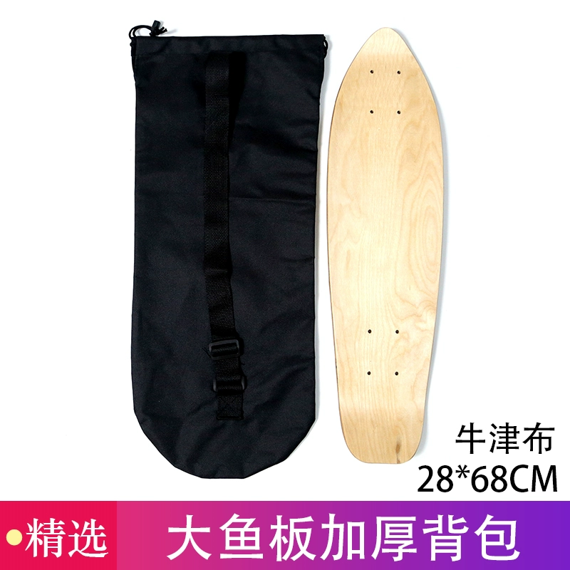 Ván trượt dày Oxford vải ba lô longboard đôi rocker nhảy ván kích thước tấm cá dây đeo ba lô dày - Trượt băng / Trượt / Thể thao mạo hiểm