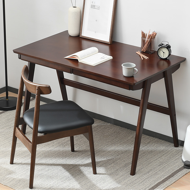 Japanese Style Solid Wood Desk Beech Computer Desk Bedroom Study