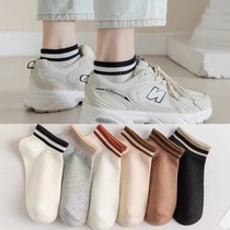 Sports thin Sox childern Short socks Pure хлопка нетбук Red Fall Black Running socks not falling with streaks