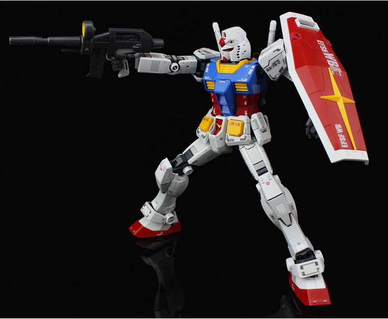 Mô hình Bandai Gundam MG1 / 100 RX-78-2Gundam Yuanzu lên đến phiên bản Ver.3.0 được lắp ráp để gửi khung - Gundam / Mech Model / Robot / Transformers mô hình gundam mini