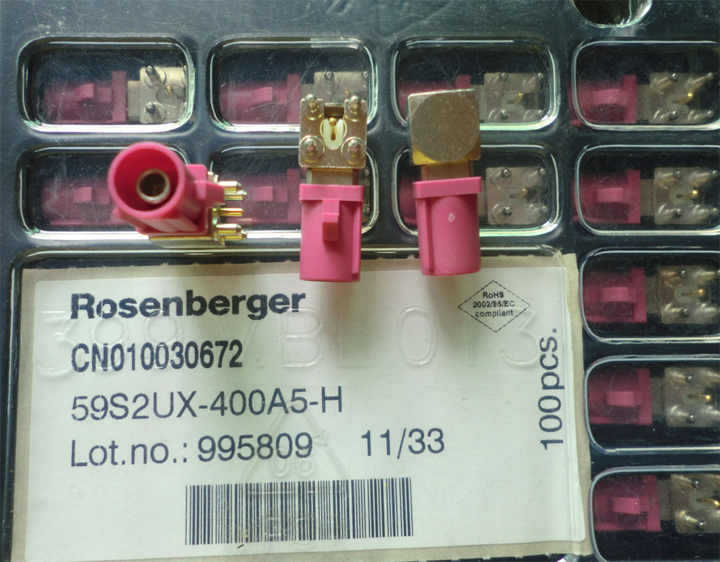 Agent ROSENBERGER connector RF seat 59S2UX-400A5-H-C-D series imported JQKM