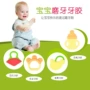 Bé teether tay bé nắm răng hàm mol đồ chơi không độc silicon dính mềm nhọt 3-12 tháng cắn - Gutta-percha / Toothbrsuh / Kem đánh răng túi nhai ăn dặm pigeon